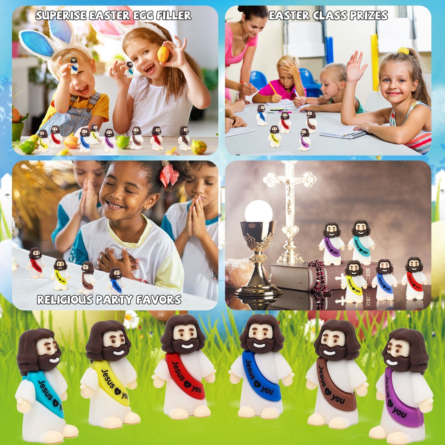 FaithJoy™ - Mini Jesus Figurine Set