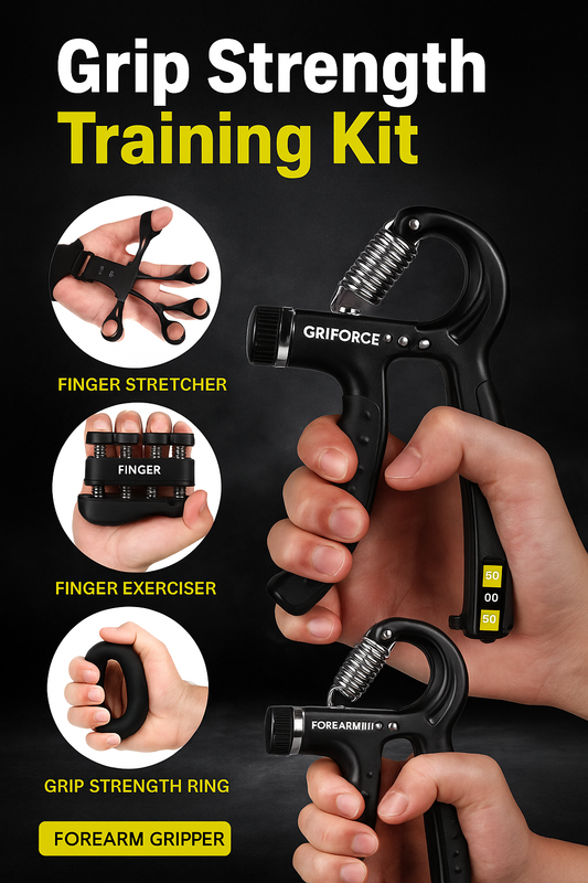 GRIPFORCE™ 5-in-1 Grip Strength Trainer Kit