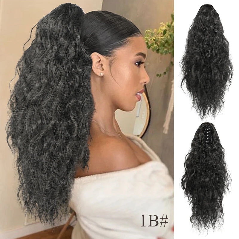18 Inch Wavy Hair Extension with Ponytail