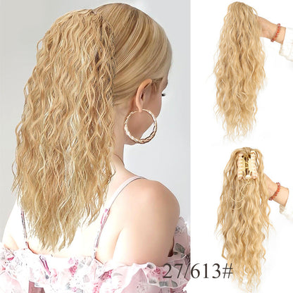 18 Inch Wavy Hair Extension with Ponytail