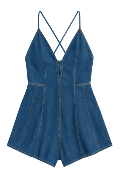Dazed Denim Romper