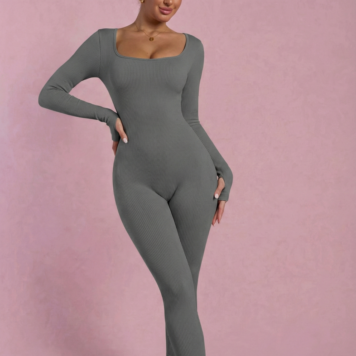 CurveHold™ Ribbed Bodysuit