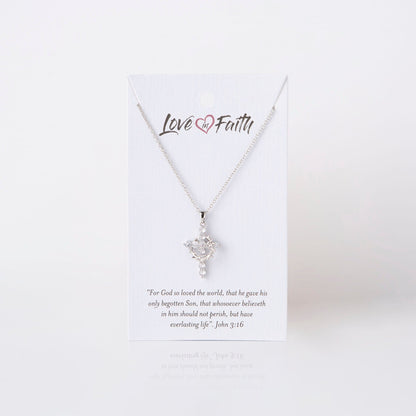 FAITH™ Pavé Cross Necklace