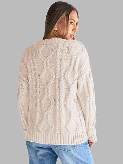 CozyLuxe™ - Cable Knit Sweater