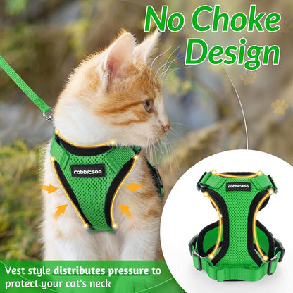 RabbitHaven Cat Harness and Leash Set