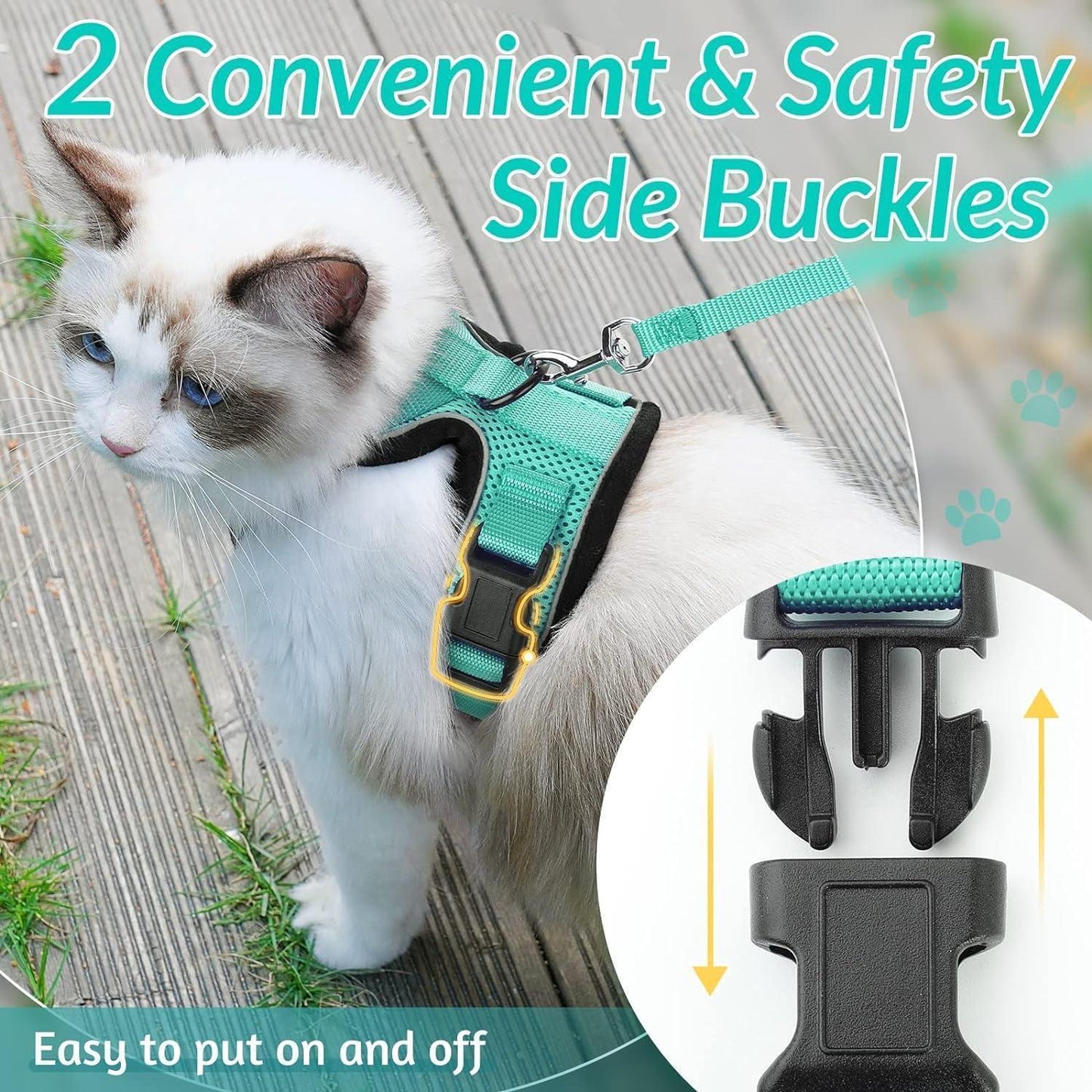 RabbitHaven Cat Harness and Leash Set
