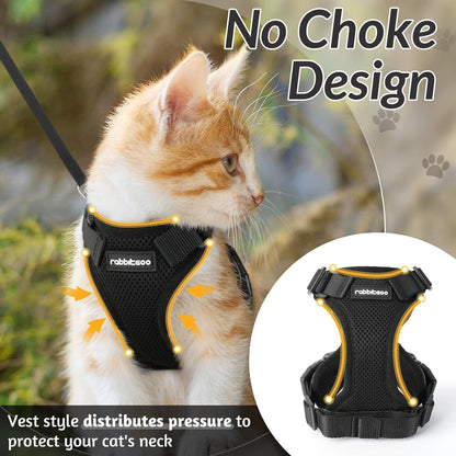 RabbitHaven Cat Harness and Leash Set