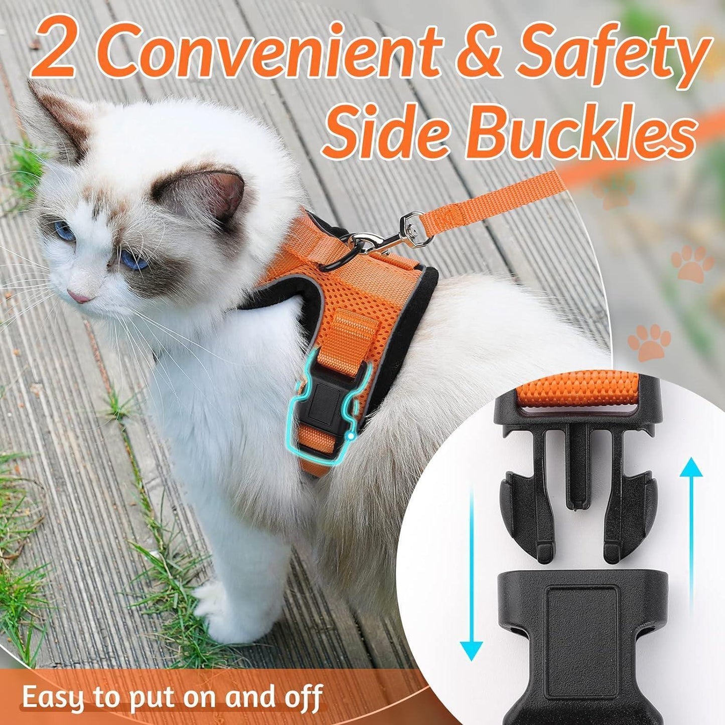 RabbitHaven Cat Harness and Leash Set