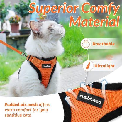 RabbitHaven Cat Harness and Leash Set