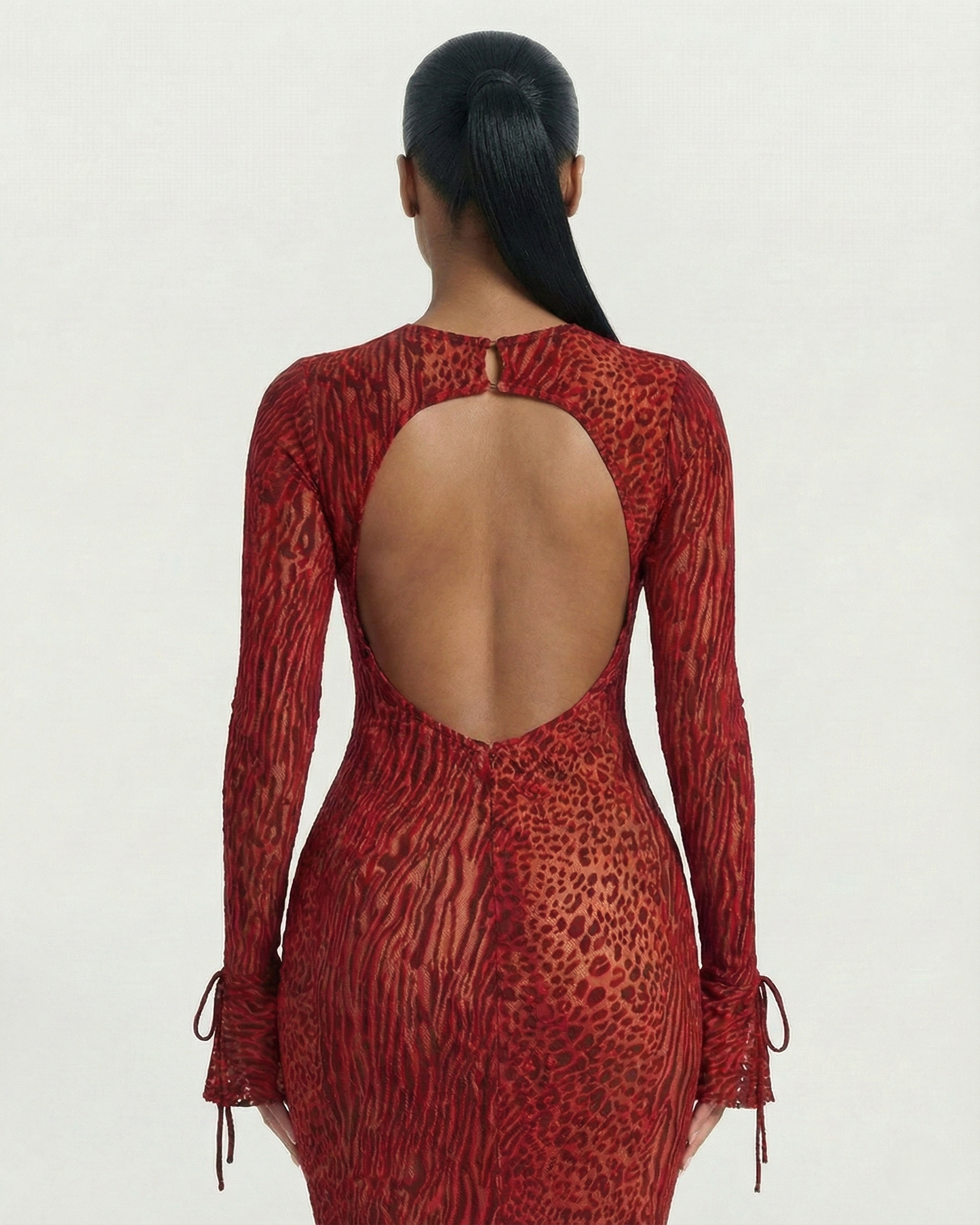 ShapeSnatch™ Long Sleeve Maxi Dress