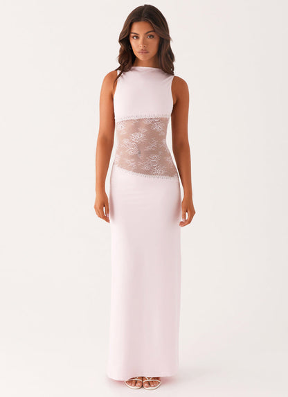 Graceful Lace Maxi Dress