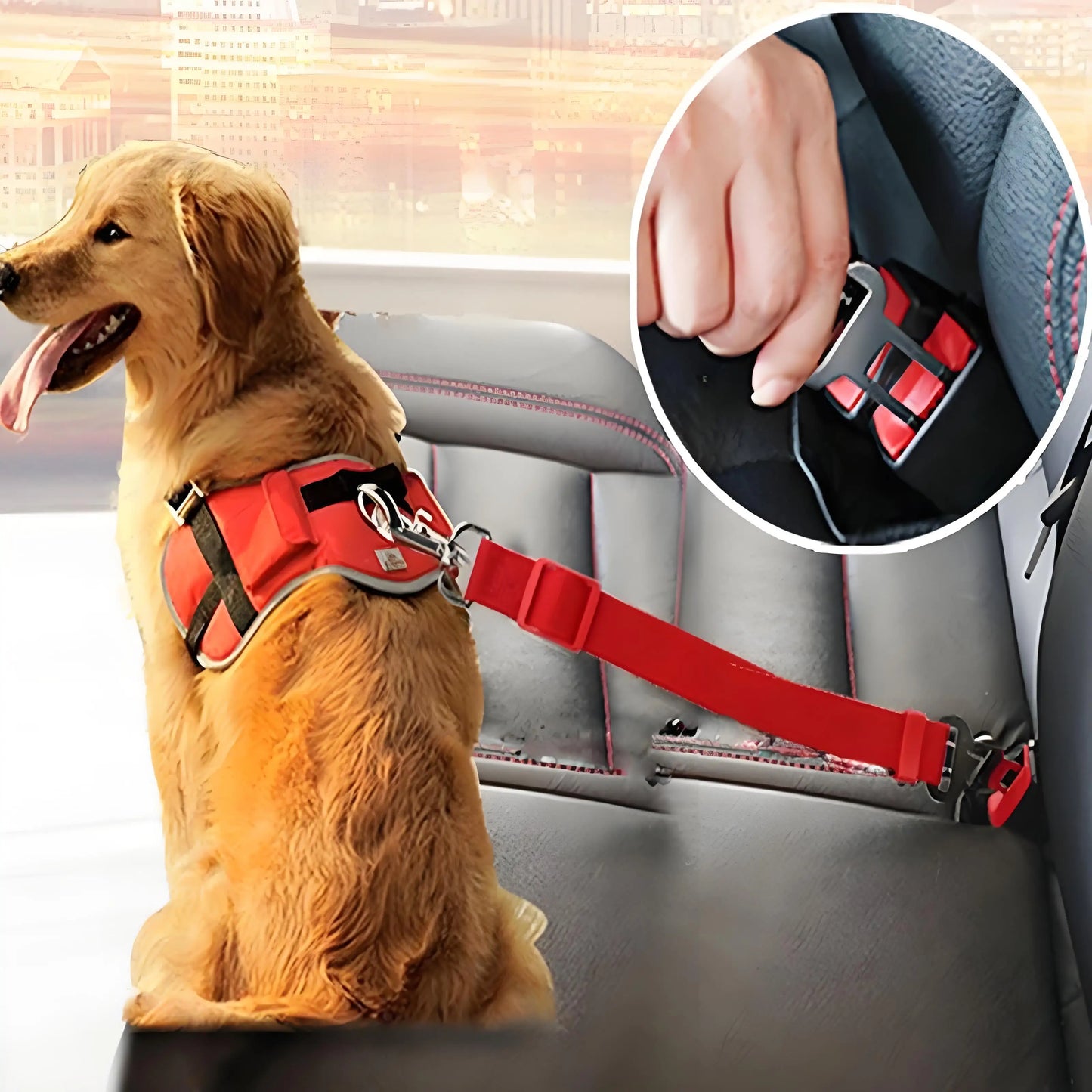 Secure Ride Adjustable Pet Safety Belt