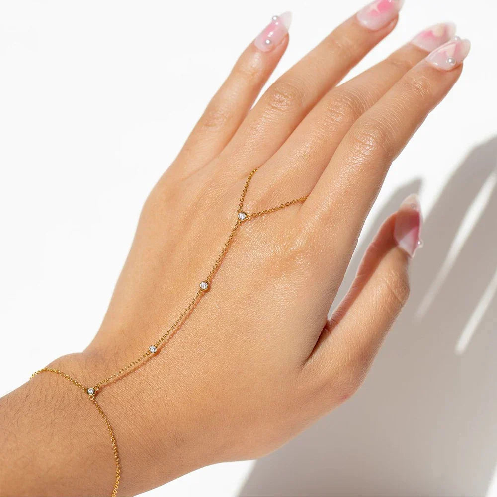 Stella Link Gold Handchain
