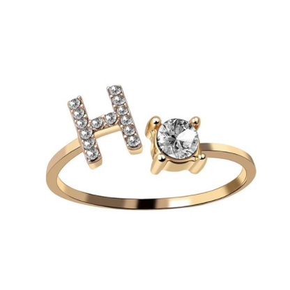 Lovely Initial Ring