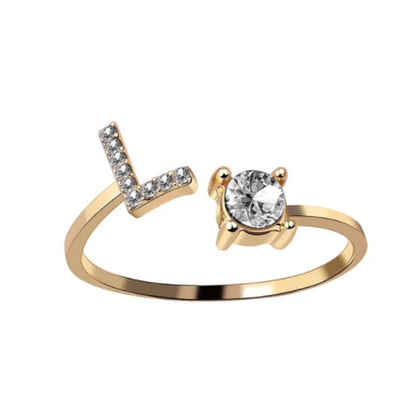 Lovely Initial Ring