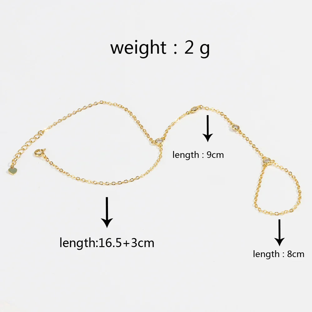 Stella Link Gold Handchain