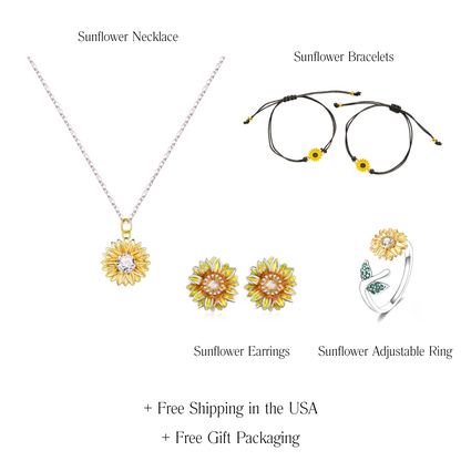 Forever Blooming™ Sunflower Jewelry Set