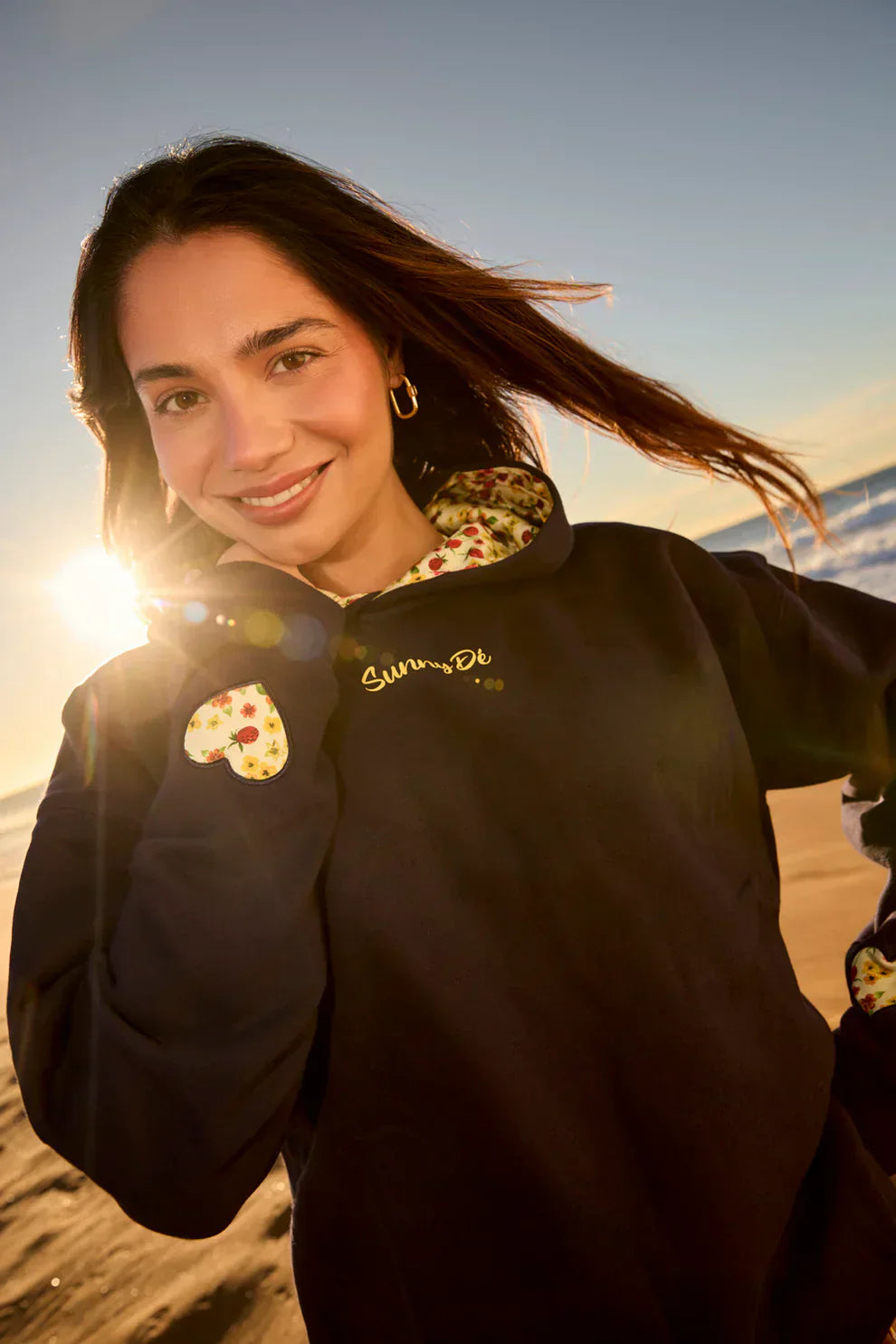 Sunny Days Floral Hoodie