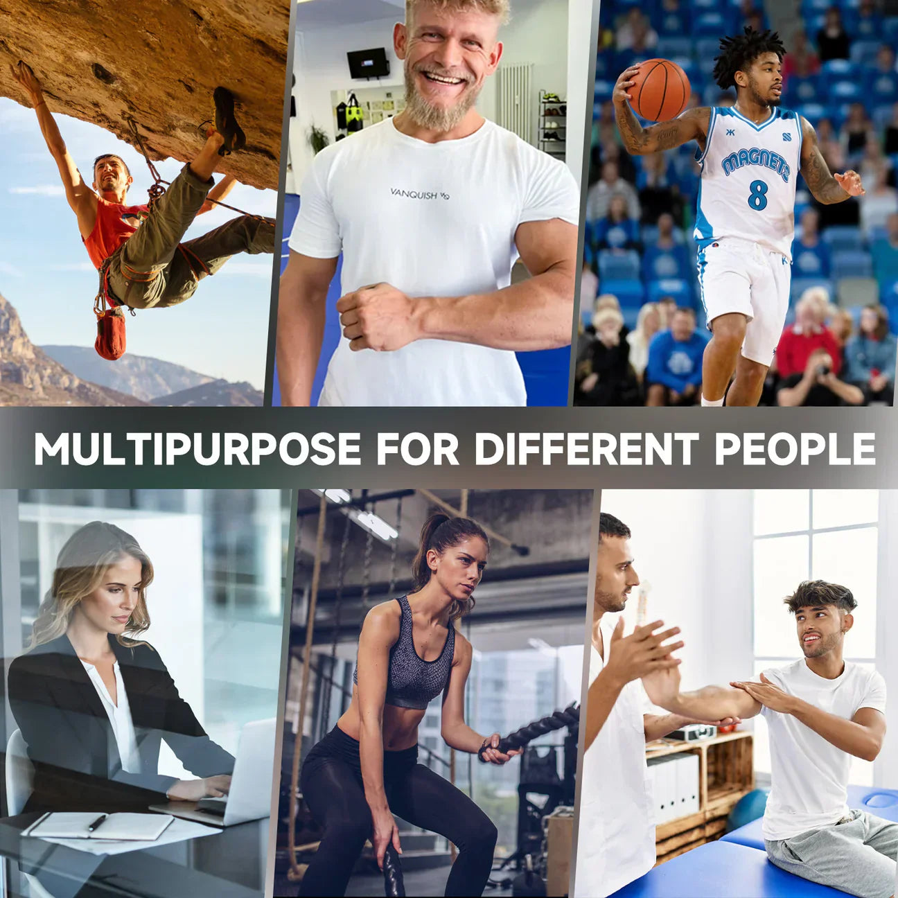 GRIPFORCE™ 5-in-1 Grip Strength Trainer Kit