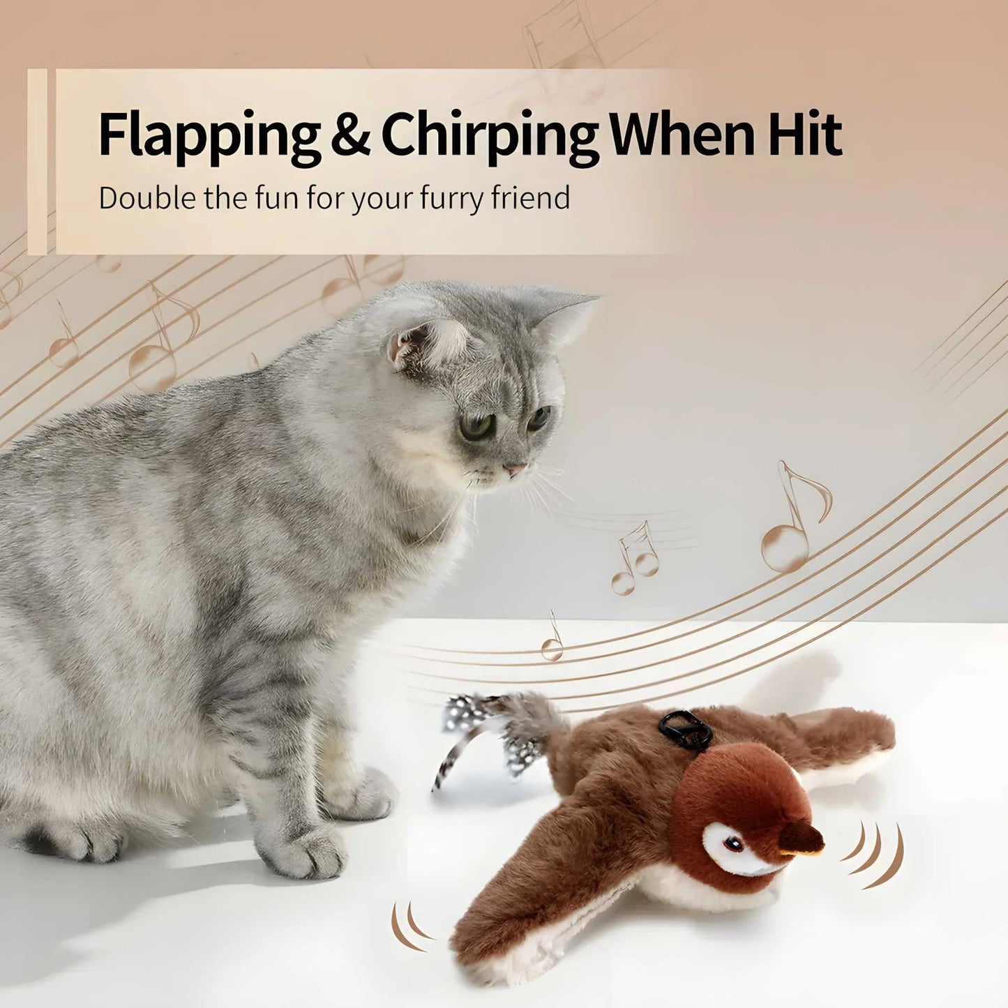 Flap ‘n’ Chase™ Interactive Bird Toy