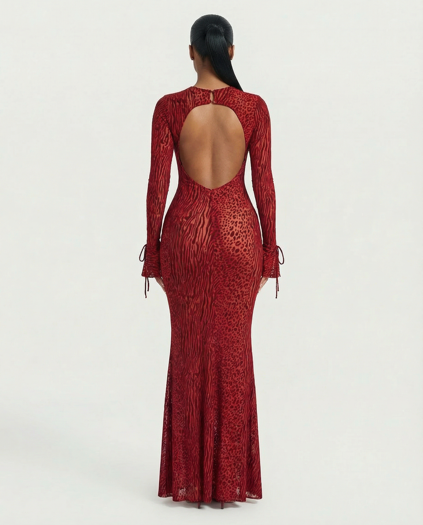ShapeSnatch™ Long Sleeve Maxi Dress