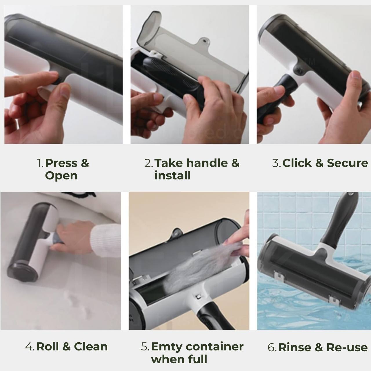 FurSweep™ - Reusable Hair Roller